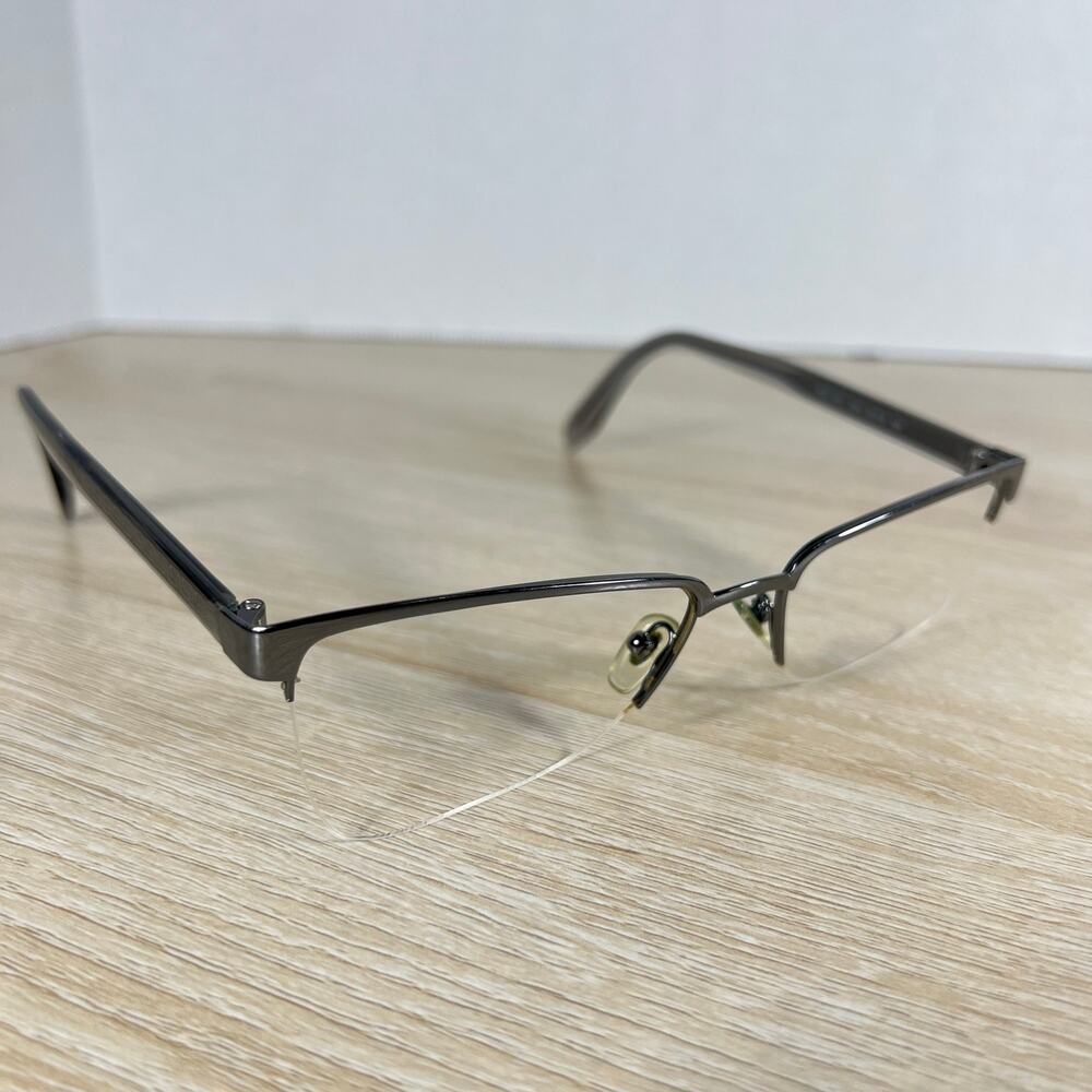 Versace Mod.1241 1264 Eyeglasses Half Rim Frames Only Gray 54-18-145 Italy